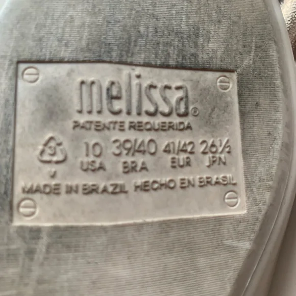 Melissa women’s ballet flats beige size 10 - Picture 4 of 4